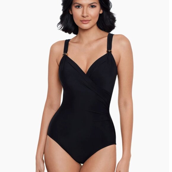 Miraclesuit Siren One Piece in Black Size 16 - Picture 2 of 7